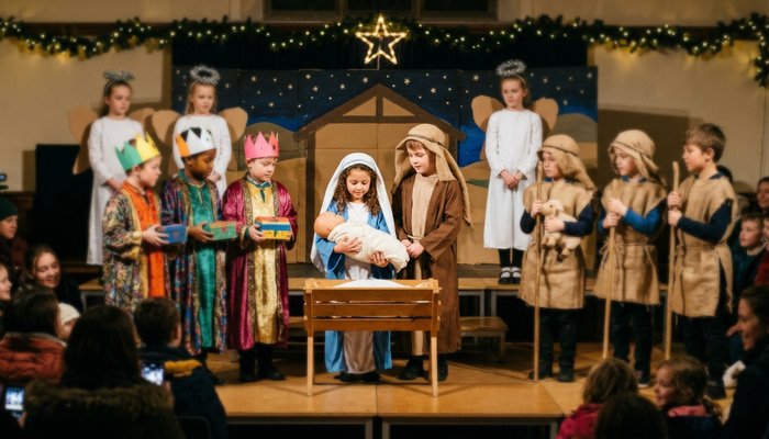 Children's Christmas Program at Grace Church Burlington WI